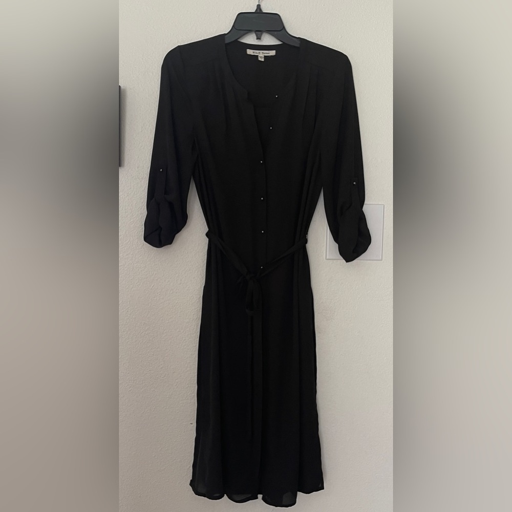 Black Button Down Dress